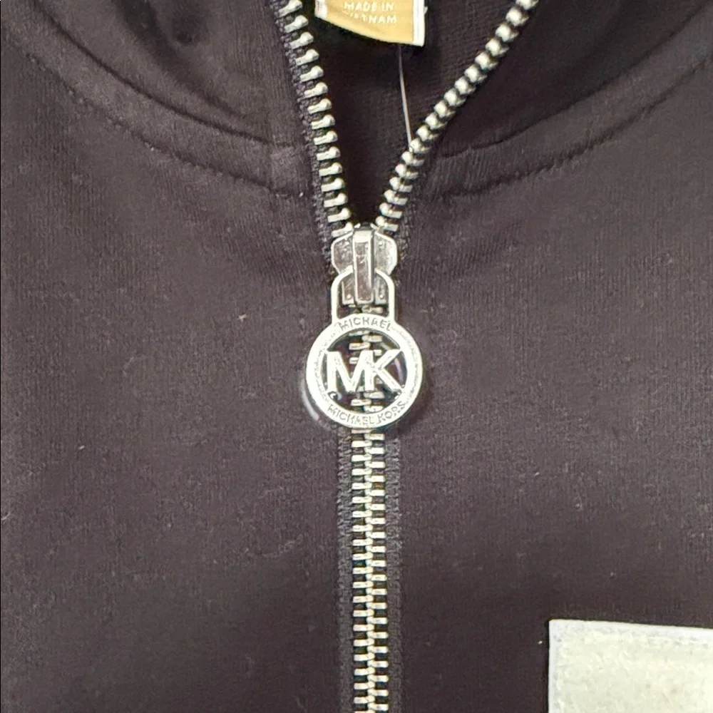 Michael Kors Black Pullover with Tan Label
